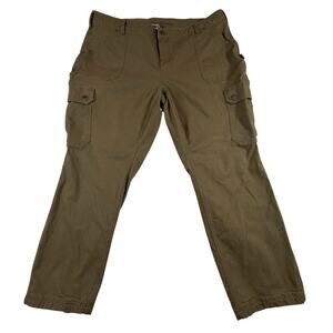 Duluth DuluthFlex Fire Hose Relaxed Cargo Work Pants Curvesetter Women Sz 20Wx29